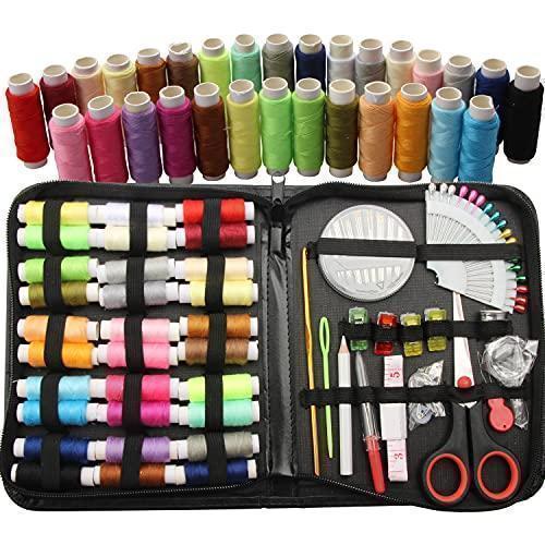 Vellostar Sewing Kit for Adults – Easy to Use Needle and Thread Kit, 24  Color Th